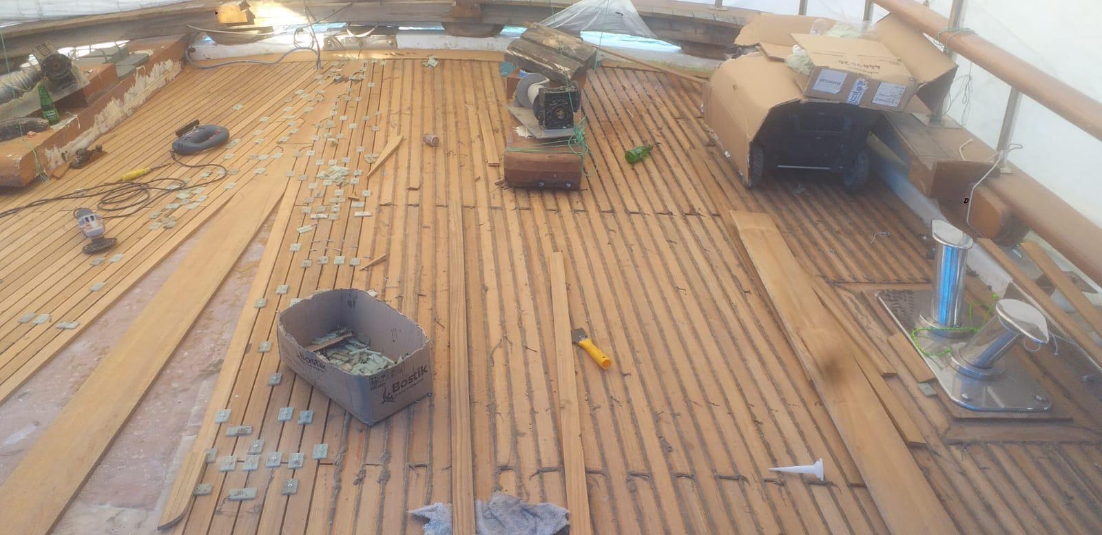 Teak Güverte - Proje 1 — Teak güverte uygulaması, fotoğraf 4