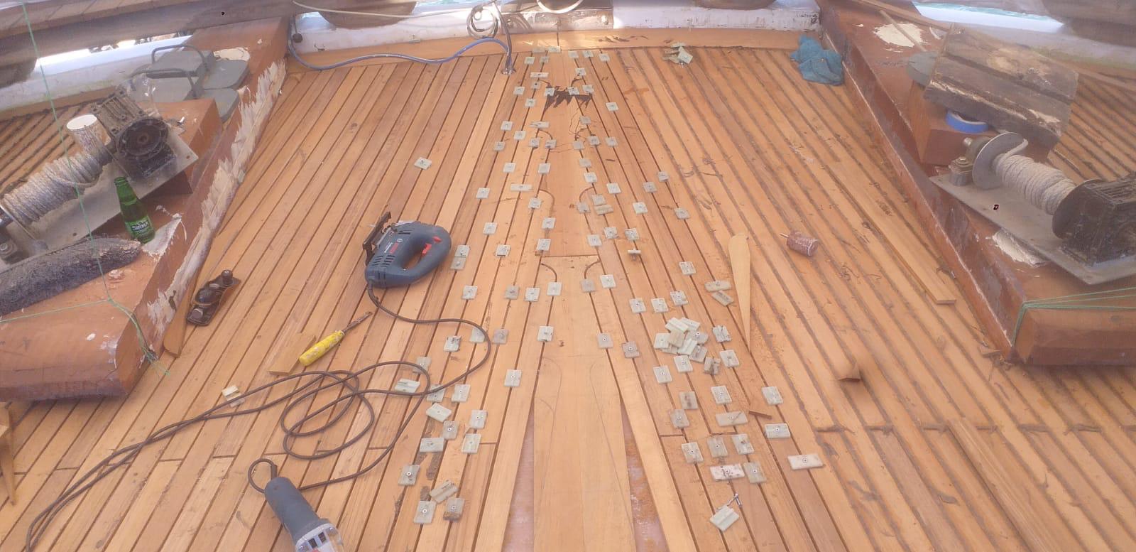 Teak Güverte - Proje 1 — Teak güverte uygulaması